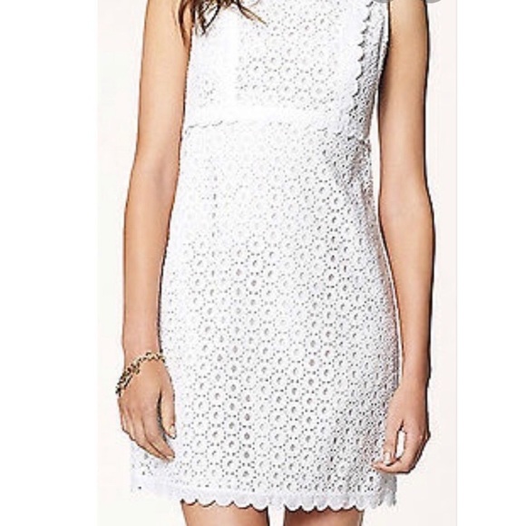 Juicy Couture White Eyelet Bonnie Dress